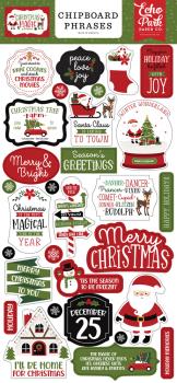 Echo Park "Christmas Magic 6x13 Inch" Chipboard - Sticker