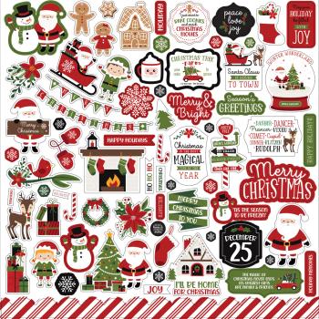 Echo Park "Christmas Magic" 12x12" Element Stickers