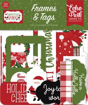 Echo Park "Christmas Magic" Ephemera Frames & Tags