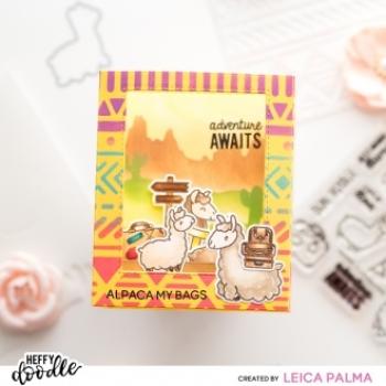 Heffy Doodle Llamazing Llamas   Clear Stamps - Stempel 