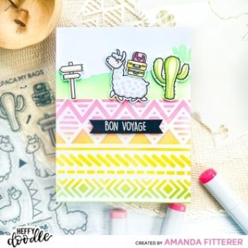 Heffy Doodle Llamazing Llamas   Clear Stamps - Stempel 