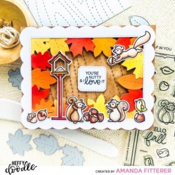 Heffy Doodle Nuts About You   Clear Stamps - Stempel 