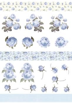 Reprint Blue Rose Romance A4 Paper Pack