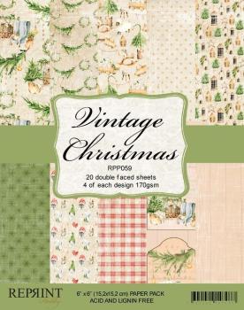 Reprint Vintage Christmas 6x6 Inch Paper Pack