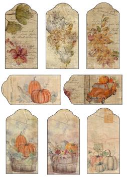 Reprint Vintage Fall A4 Paper Pack