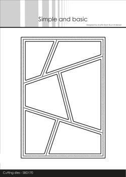 Simple and Basic " A6 Wonky Window Cutting " Stanze - Die