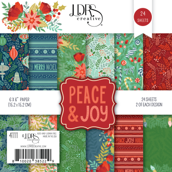 LDRS-Creative  Peace & Joy 6x6 Inch Paper Pack (LDRS4111) Paper Pack 6x6