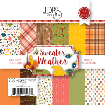 LDRS-Creative Sweater Weather 6x6 Inch Paper Pack (LDRS3166) Paper Pack 6x6