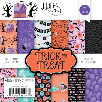LDRS-Creative  Trick or Treat 6x6 Inch Paper Pack (LDRS4109) Paper Pack 6x6