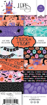LDRS-Creative  Trick or Treat 4x9 Inch Paper Pack (LDRS4110) Paper Pack 4x9