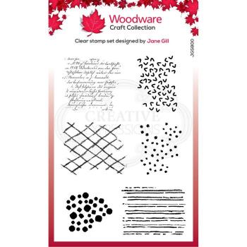 Woodware bubble Texture blots Clear Stamps - Stempel 