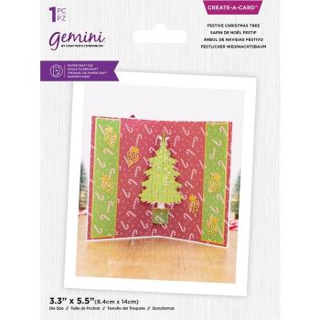 Gemini Christmas Pop Out Festive Christmas Tree Create-a-Card Dies - Stanze - 