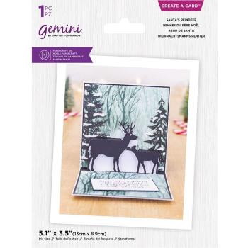 Gemini Christmas Pop Out Santa's Reindeer Create-a-Card Dies - Stanze - 