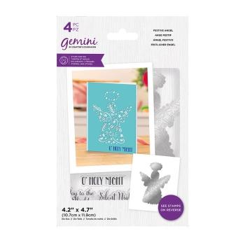 Gemini Festive Angel Stamp & Die - Stempel & Stanze 