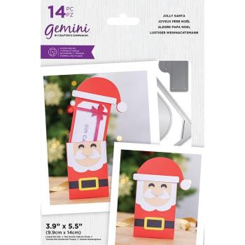 Gemini Jolly Santa Stamp/Die/Template - Stempel & Stanze 