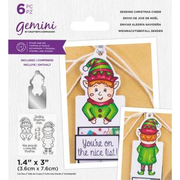 Gemini Sending Christmas Cheer Stamp & Die - Stempel & Stanze 