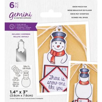 Gemini Snow Much Fun Stamp & Die - Stempel & Stanze 