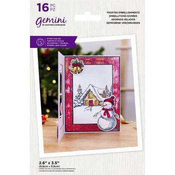 Gemini Frosted Embellishments Stamp & Die - Stempel & Stanze 