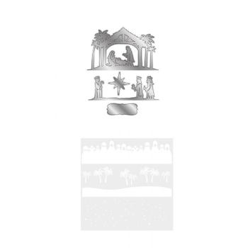 Gemini Away in a Manger Dimensionals Dies  - Stanze - mit Stencil