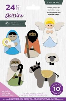 Gemini Christmas Nativity Appliqué Dies - Stanze - 