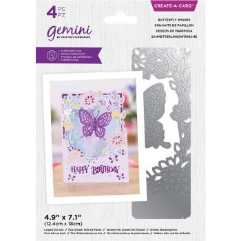 Gemini Butterfly Wishes Create-a-Card Dies  - Stanze - 