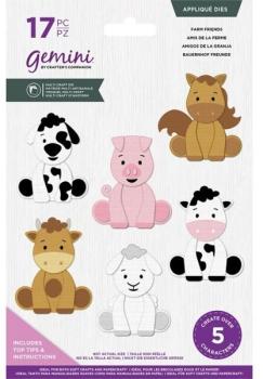 Gemini Farm Friends Appliqué Dies - Stanze - 