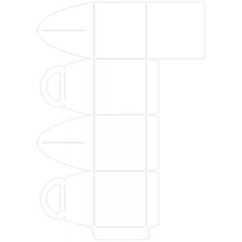 Gemini Handled Favour Box Dimensionals Die & Stencil  - Stanze - 