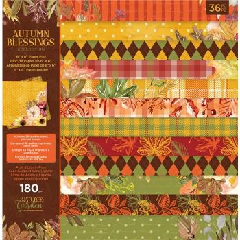 Crafters Companion - Autumn Blessings Collection - 6" Paper Pack