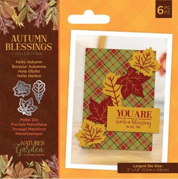 Crafters Companion -Autumn Blessings Collection Hello Autumn - Stanze