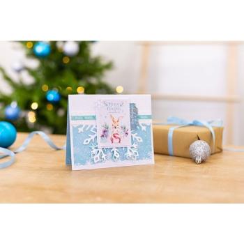Crafters Companion -Watercolour Christmas Metal Die Statement Snowflake - Stanze