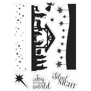 Crafters Companion - Christmas Nativity  - Clear Stamps