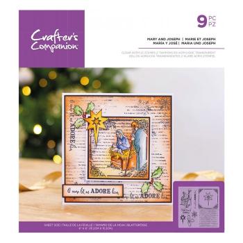 Crafters Companion - Mary and Joseph - Clear Stamps