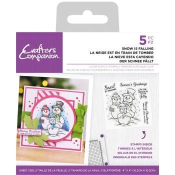 Crafters Companion - Snow is Falling - Clear Stamps