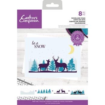 Crafters Companion - Woodland Stags - Clear Stamps