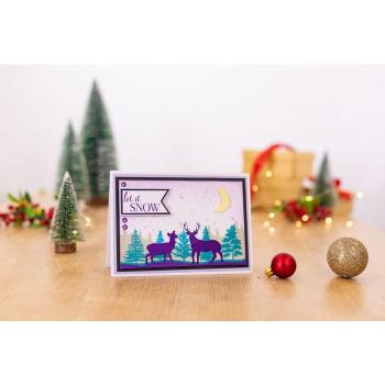 Preview: Crafters Companion - Woodland Stags  - Clear Stamps