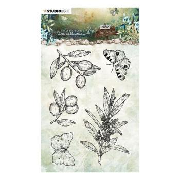 Studio Light - Clear Stamp New awakening silikonstempel Olive branches nr.19