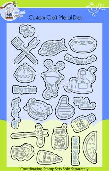 Lil Bluebird Designs BBQ Time Die Set