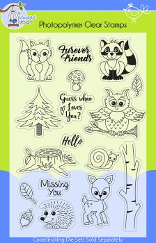 Lil Bluebird Designs - Forest Friends - Clear Stamps