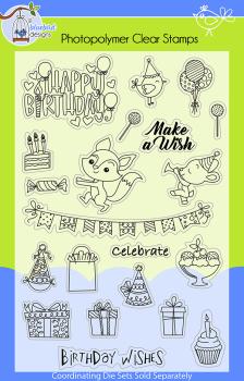 Lil Bluebird Designs - Happy Birthday - Clear Stamps