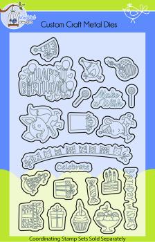 Lil Bluebird Designs - Happy Birthday - Die Set
