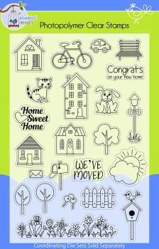 Lil Bluebird Designs - Home Sweet Home - Clear Stamps