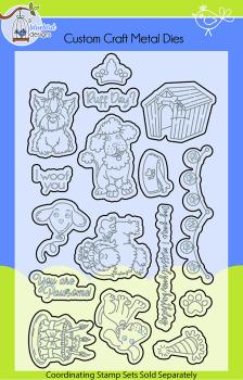 Lil Bluebird Designs - Puppy Love - Die Set