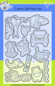 Lil Bluebird Designs - Safari Friends - Die Set