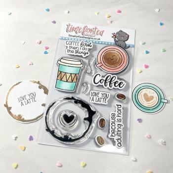 Time For Tea Clear Stamps Coffee Lovers 