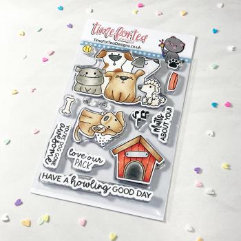 Time For Tea Clear Stamps Dog Gone Mutts 
