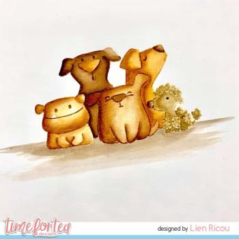 Time For Tea Clear Stamps Dog Gone Mutts 
