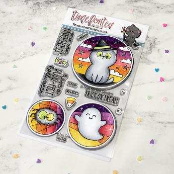 Time For Tea Clear Stamps Spooky Circles 