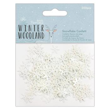 Papermania Burlap "Winter Woodland Snowflake Confetti" (200Stk)