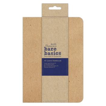 Papermania - Kraft Cover Lined Notebook A5