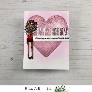 Picket Fence Studios Happy Birthday Word 2x6 Inch Topper  Die (PFSD-179)